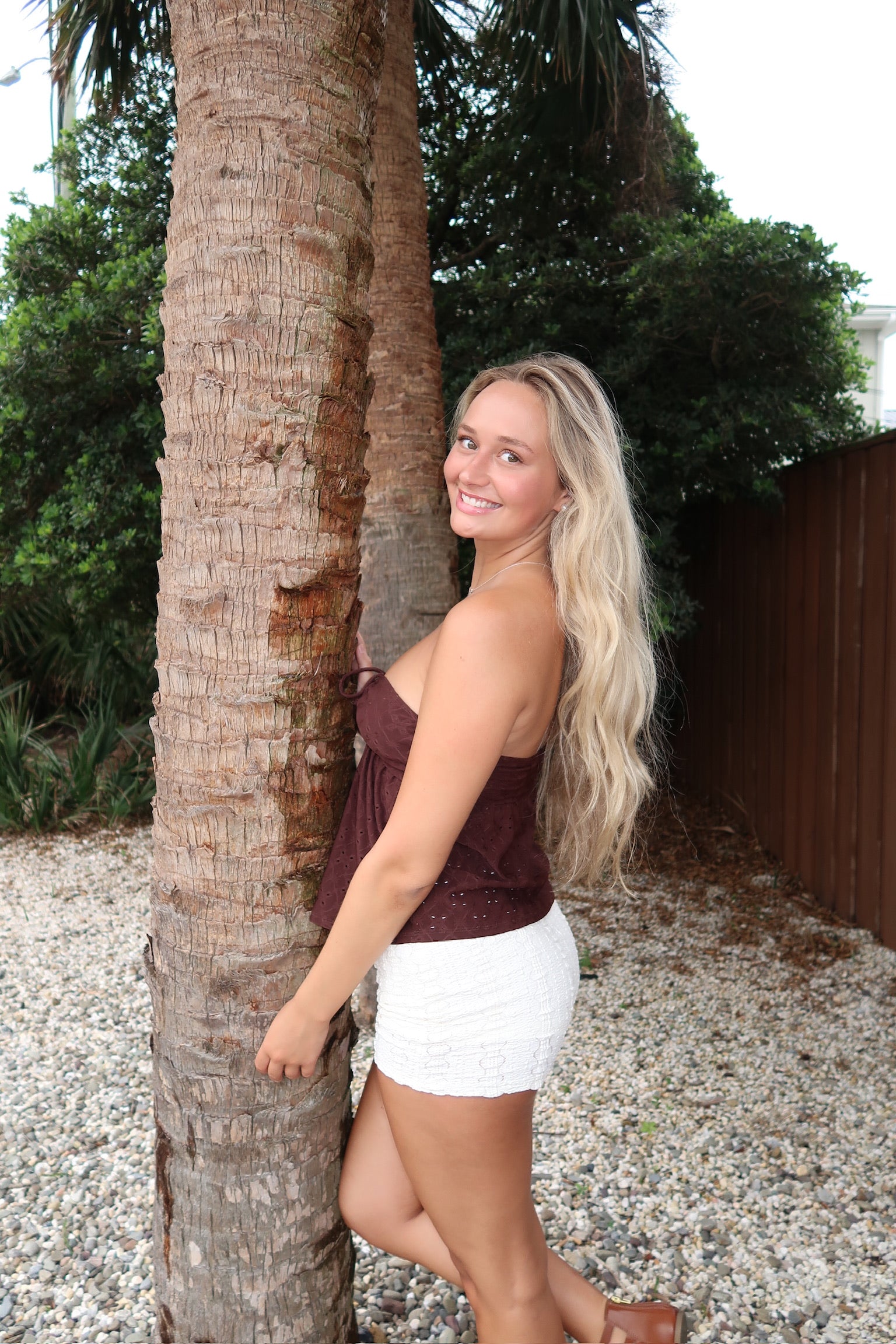 Bailey lace knit shorts