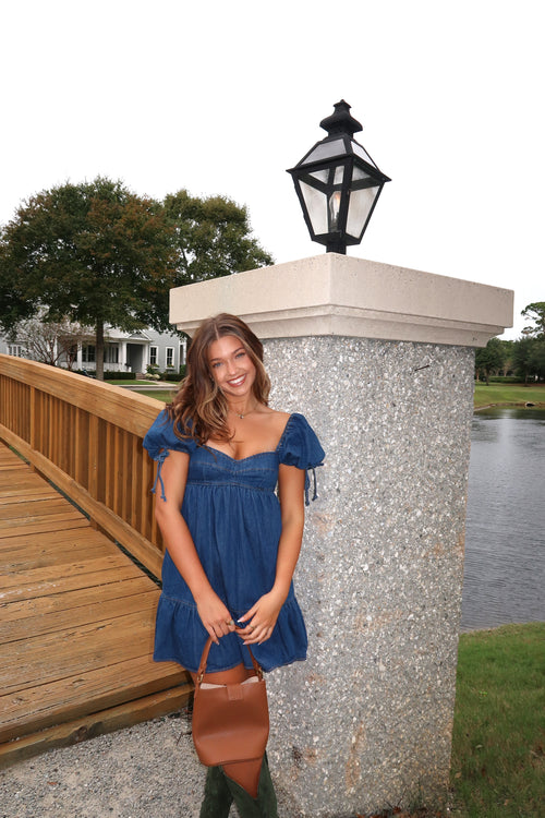 Dolly Denim Mini Dress