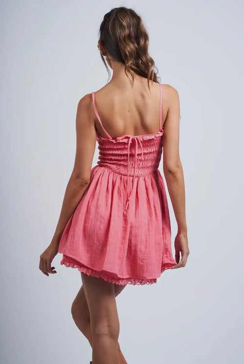 Kylie attachable strap mini dress