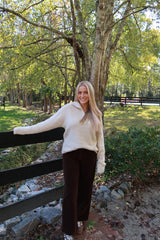 Liz Quarter Zip Sweater