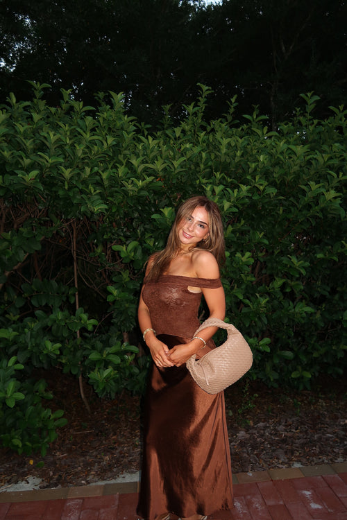 Amoret Midi Dress - Espresso