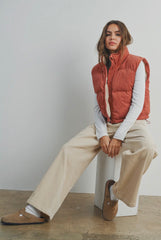 Adore Me Corduroy Puffer Vest