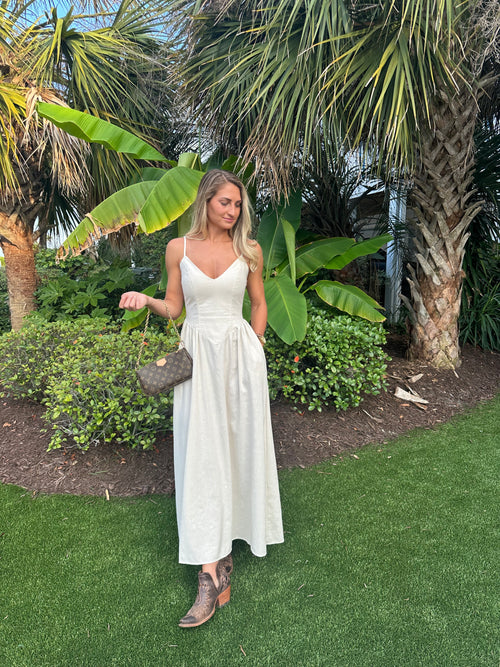 Runaway the Label sand Zephy maxi dress