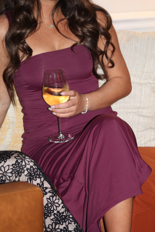 Sharni Ruched Midi Dress