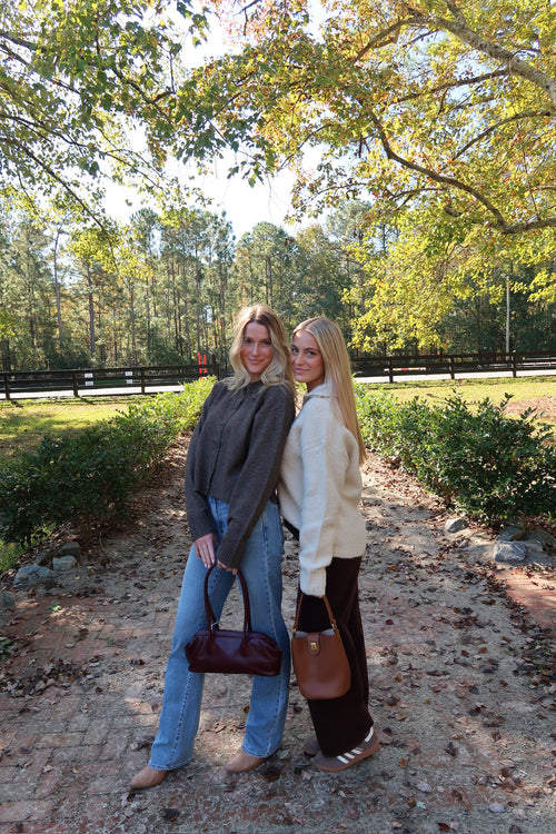 Renee Relaxed Button-Up Cardigan