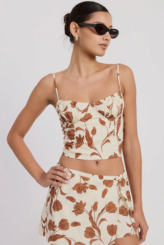 Olive Drop Waist Midi Dress