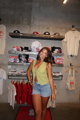 Kayve Tie Front Top