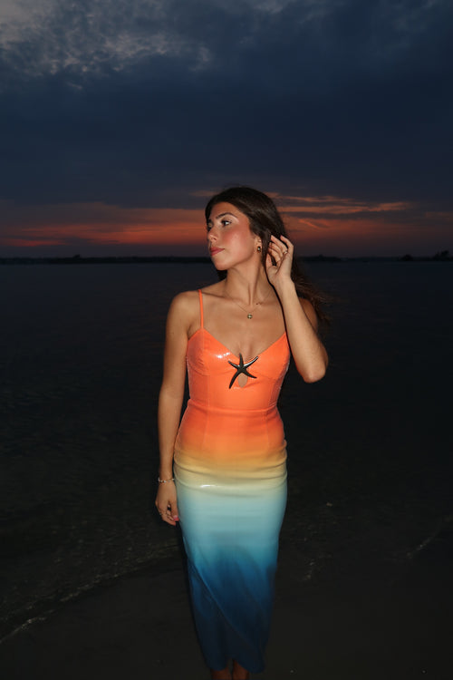 Benito Midi Dress - Ombre