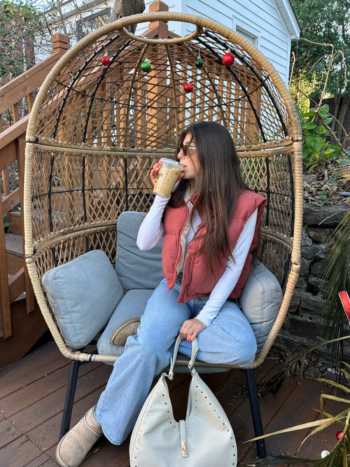 Adore Me Corduroy Puffer Vest