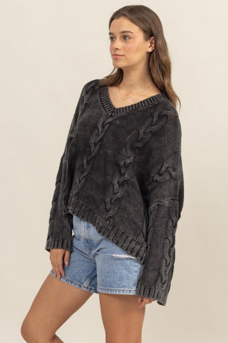 Pretty Garbage lace trim cardigan