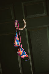 Twin Strap Bikini Bralette - Electric Palms