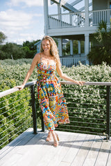 Kelani luxe midi dress - phaedra print